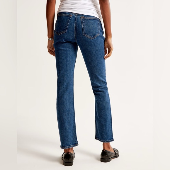 Abercrombie & Fitch Maternity Dark Blue and White Jeans - 2 pairs + bonus shirts - Picture 5 of 11